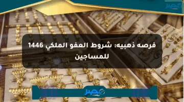 فرصة ذهبية: شروط العفو الملكي 1446 للمساجين